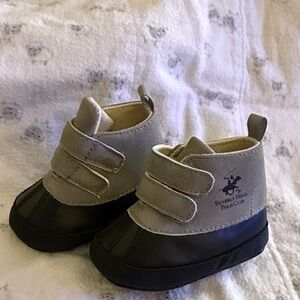 Beverly Hills Polo Club Baby Black and Tan Walkers